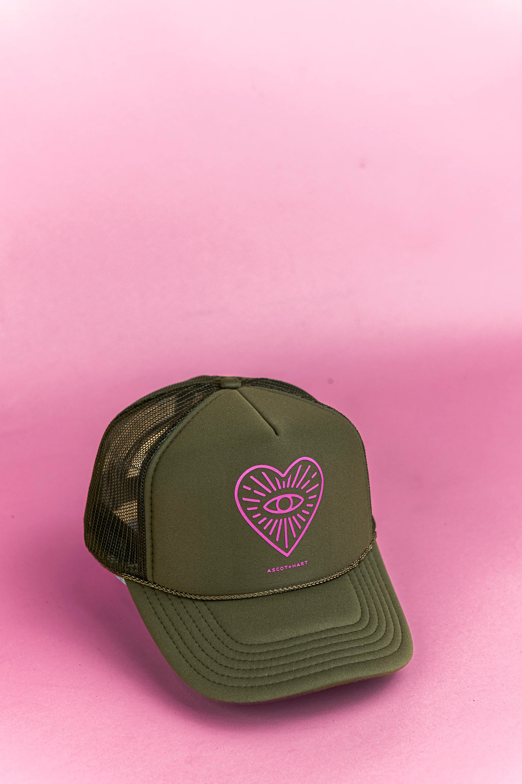 Olive Logo Trucker | Ascot + Hart