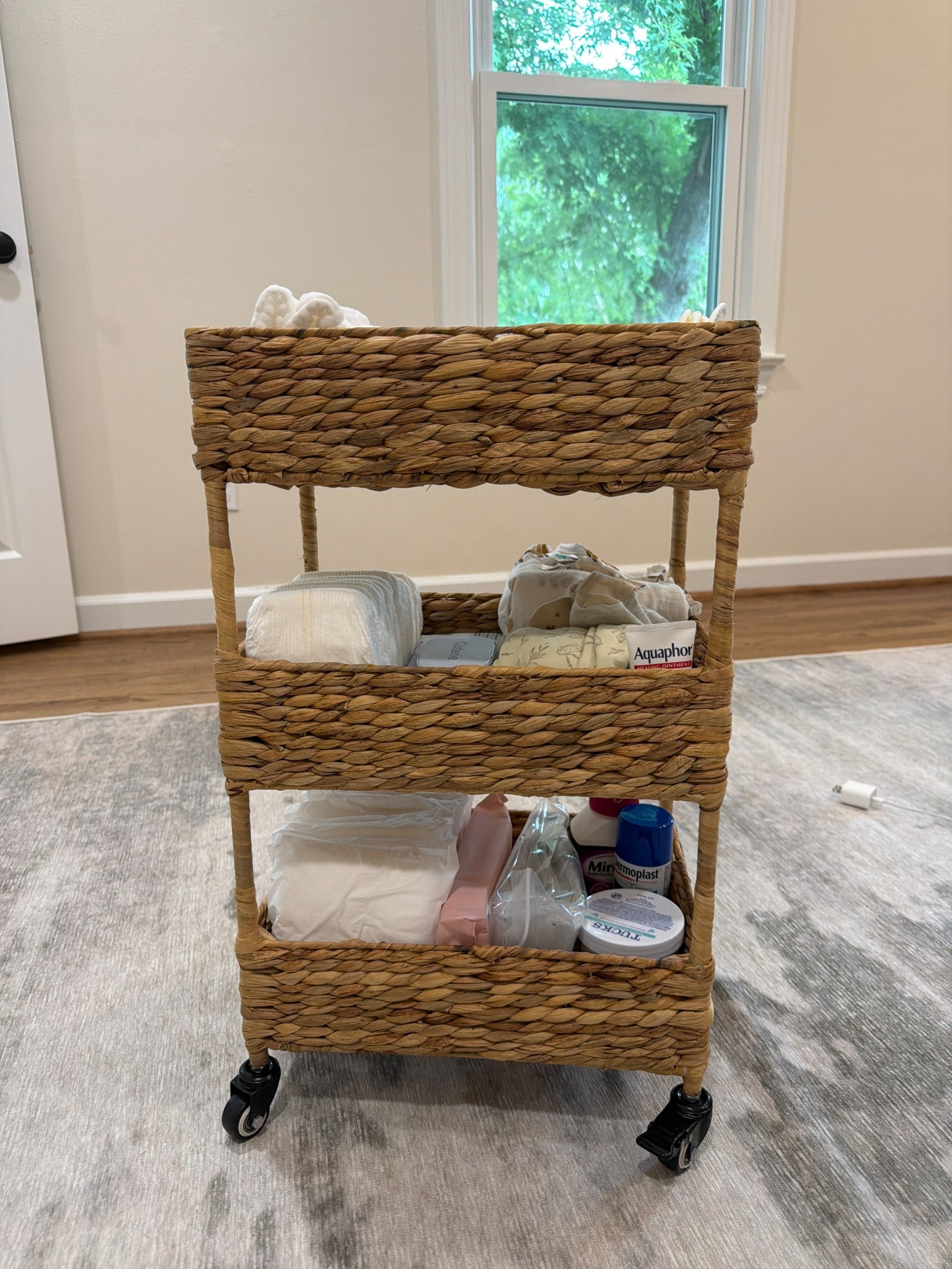 Bedside postpartum cart🍼

#LTKmomlife #LTKBaby