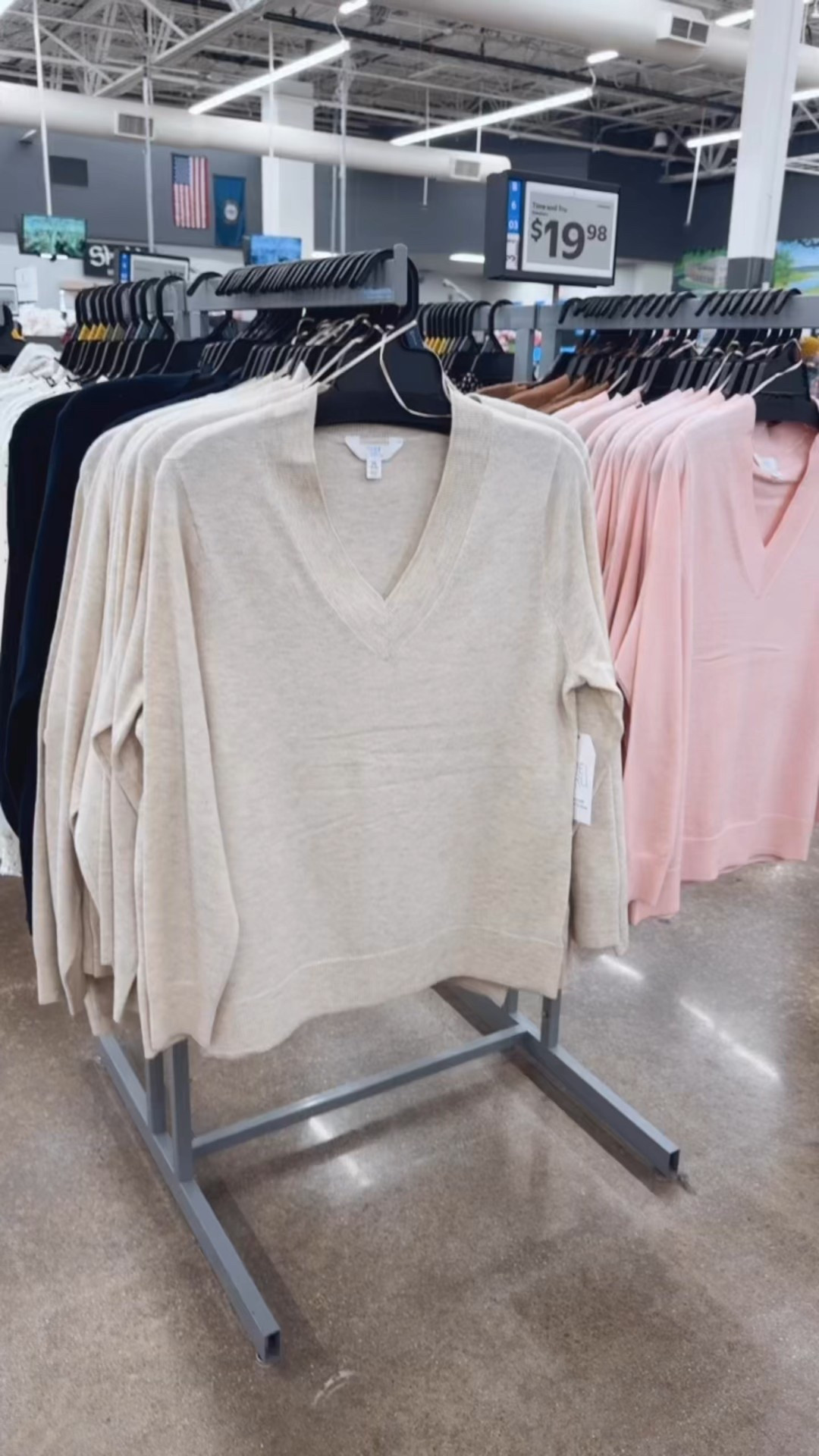 Walmart Time and Tru Women's V Neck Sweater, Lightweight, Sizes XS-XXXL / workwear / spring outfit / work outfit 
#walmartpartner #walmartstyle #walmart #workwear 

#LTKootd #LTKWorkwear #LTKOver40