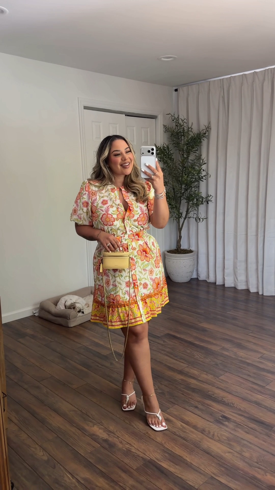 Such a cutie classy summer dress💛 wearing a size 10

#LTKootd #LTKSeasonal #LTKMidsize