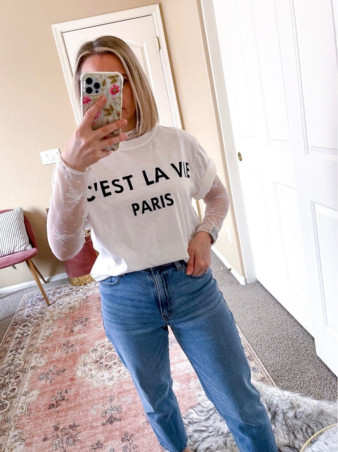 Cute Amazon t-shirt. It’s oversized, wearing Xs. 




Spring outfit, white t-shirt, casual shirt, amazon finds, Amazon fashion, basic tee 

#LTKOver40 #LTKSeasonal #LTKmomlife

#LTKPetite #LTKValentine #LTKootd