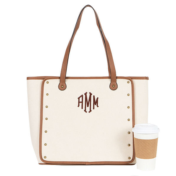 Monogrammed Vintage Tote | Marleylilly