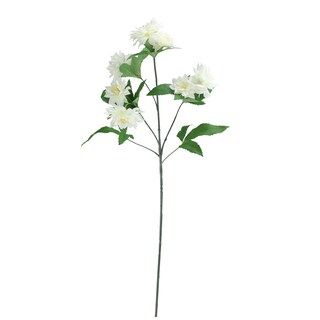 Select Artificials 27" Decorative Cream White Mini Dahlia Artificial Silk Floral Spray | Michaels Stores