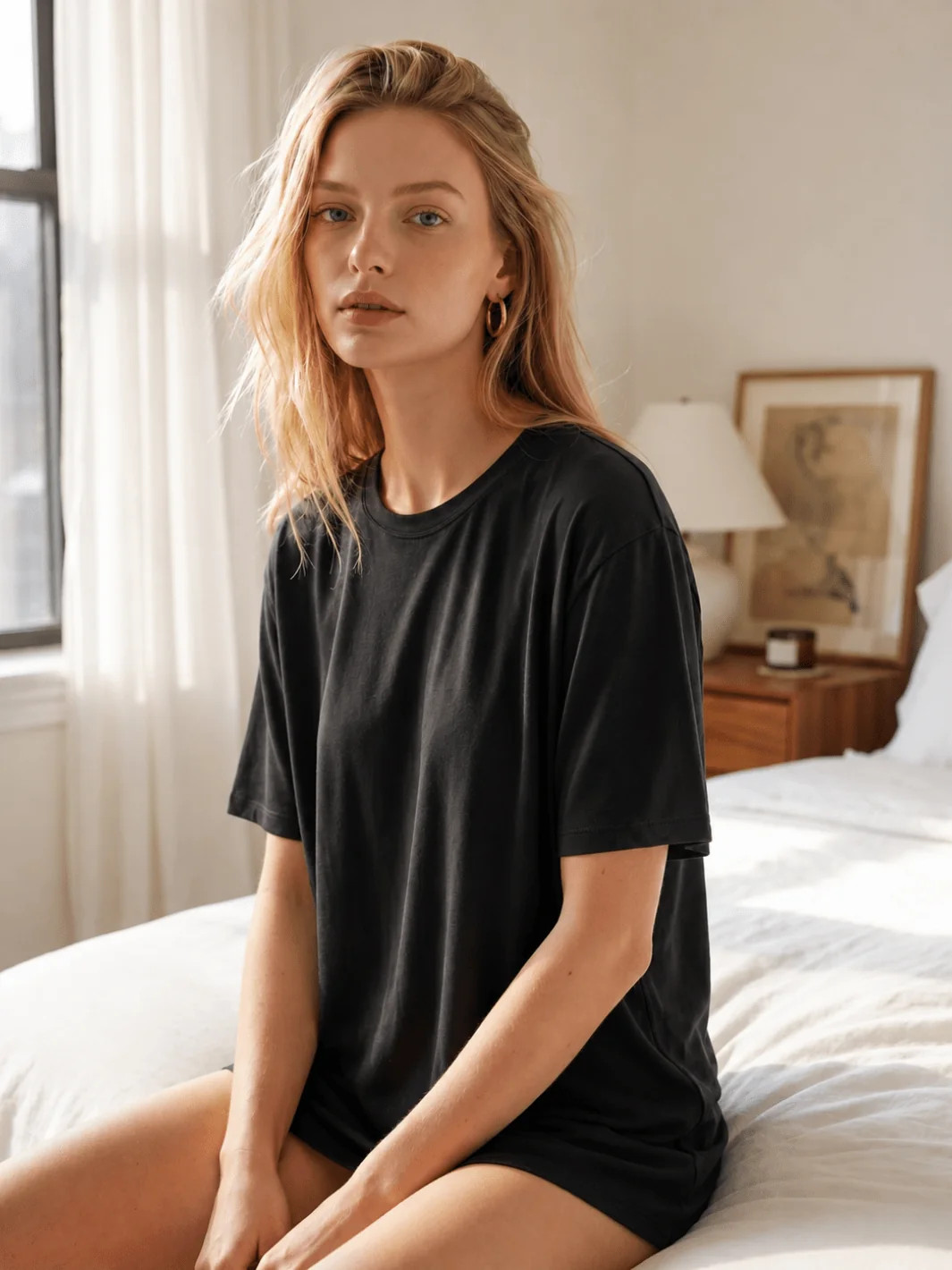 Oversized Pajama Tee | Public Veil