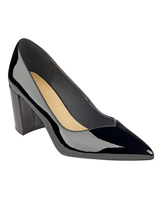 Women's Caitlin Slip-On Block Heel Pumps | Macy's