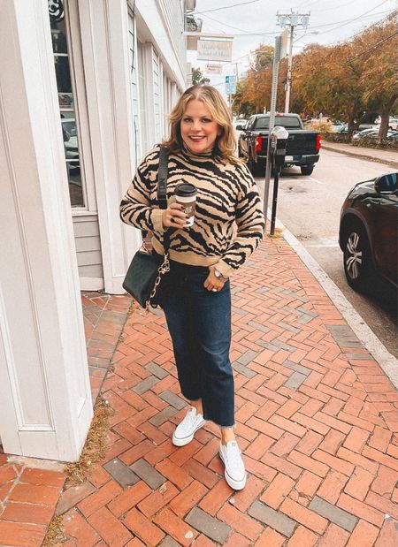 I have always loved anything animal print. This sweater is no exception. It’s under $20, but still so well made. It runs TTS, I’m wearing a medium here.
Also, it should be a crime how comfortable these jeans are!
Fall outfits, animal print, wide leg jeans

#LTKfindsunder50 #LTKSeasonal #LTKstyletip