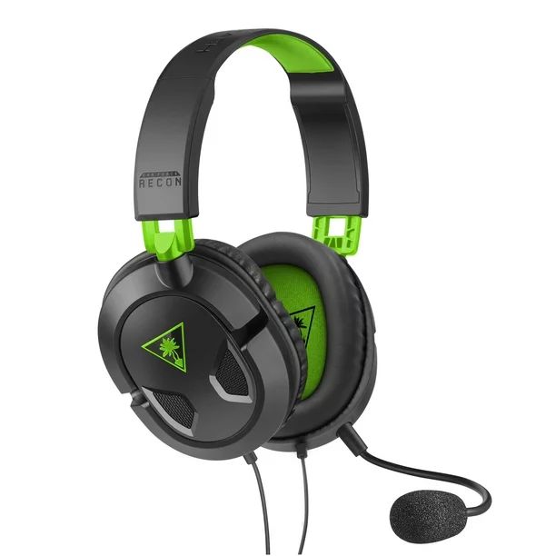 Turtle Beach Recon 50 Xbox Gaming Headset for Xbox Series, Mobile & PC with 40mm Speakers, Black | Walmart (US)