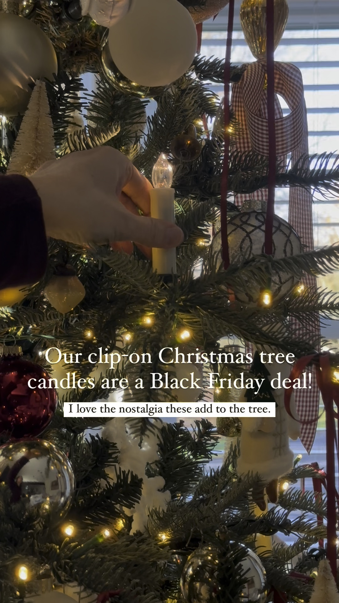 These LED battery operated clip-on Christmas tree candles make our tree feel so cozy. #holidaydecor #christmasdecorations

#LTKWatchNow #LTKHoliday #LTKSaleAlert