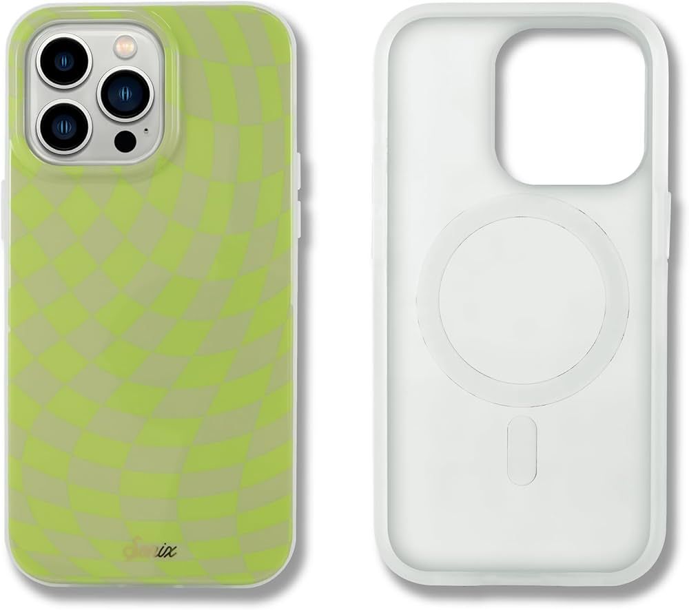 Sonix Case for iPhone 14 Pro Max | Compatible with MagSafe | 10ft Drop Tested | Checkmate Green | Amazon (US)