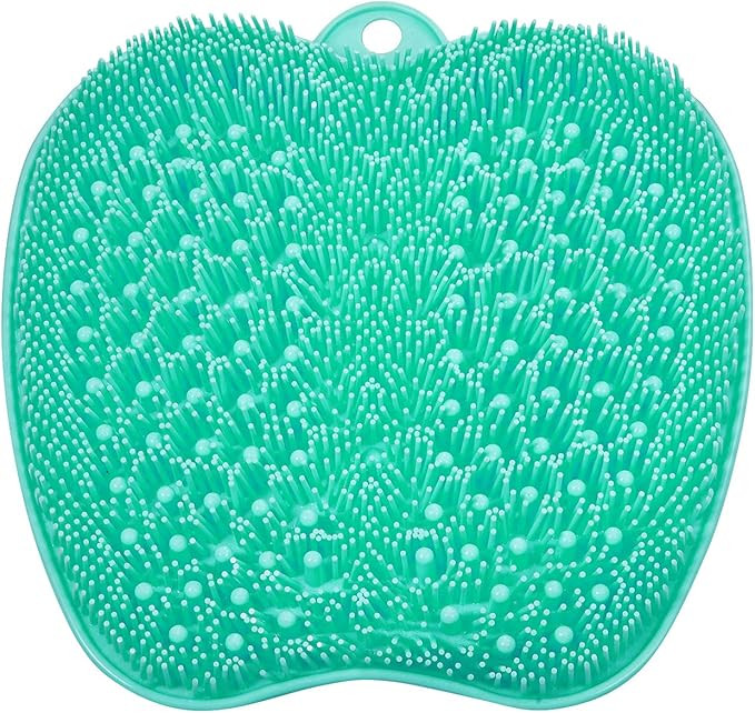 BESKAR Shower Foot Scrubber Mat with Non-Slip Suction Cups- Cleans, Smooths, Exfoliates & Massage... | Amazon (US)