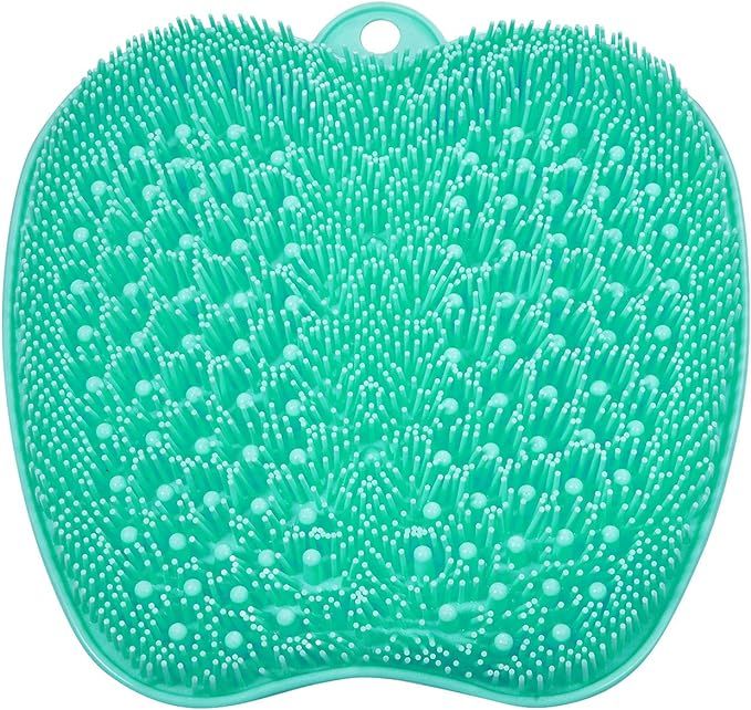 BESKAR Shower Foot Scrubber Mat with Non-Slip Suction Cups- Cleans, Smooths, Exfoliates & Massage... | Amazon (US)