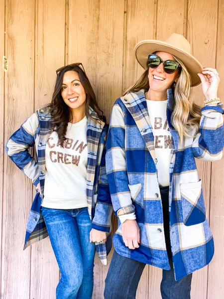 Twinning with my girl in our Flag and Anthem looks - I suggest sizing up in the Cabin Crew sweatshirt (I’m wearing a medium) if you want a looser fit. And this flannel reversible jacket will be on repeat for sure.

Use code FA-JOSIE20 to save 20%

#LTKstyletip #LTKfindsunder100 #LTKover40