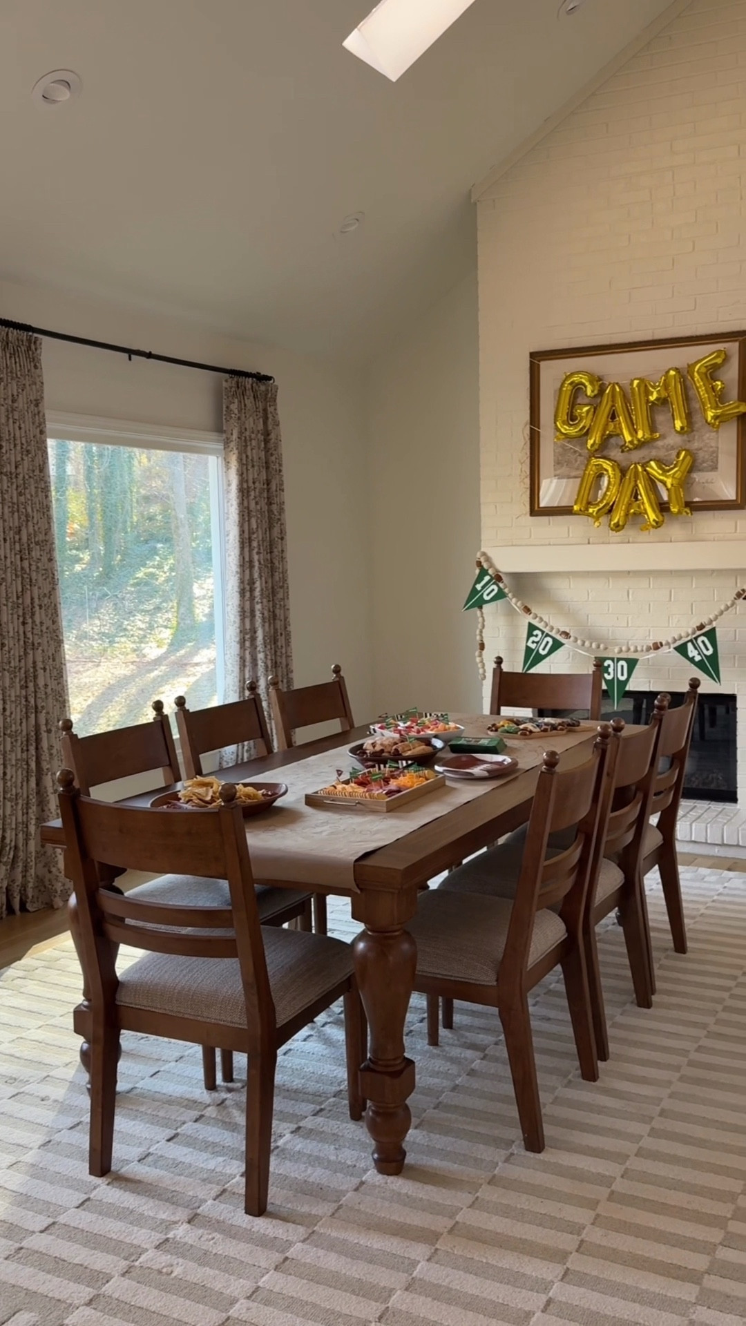 Super Bowl Table Set up! 🏈 

#LTKHome #LTKSeasonal