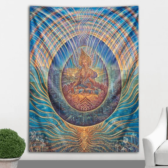 White Tara Tapestry by Amanda Sage | Etsy (US)