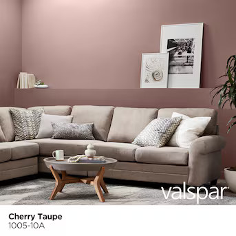 Valspar 2000 Flat Cherry Taupe 1005-10a Latex Interior Paint + Primer (1-Gallon) | Lowe's