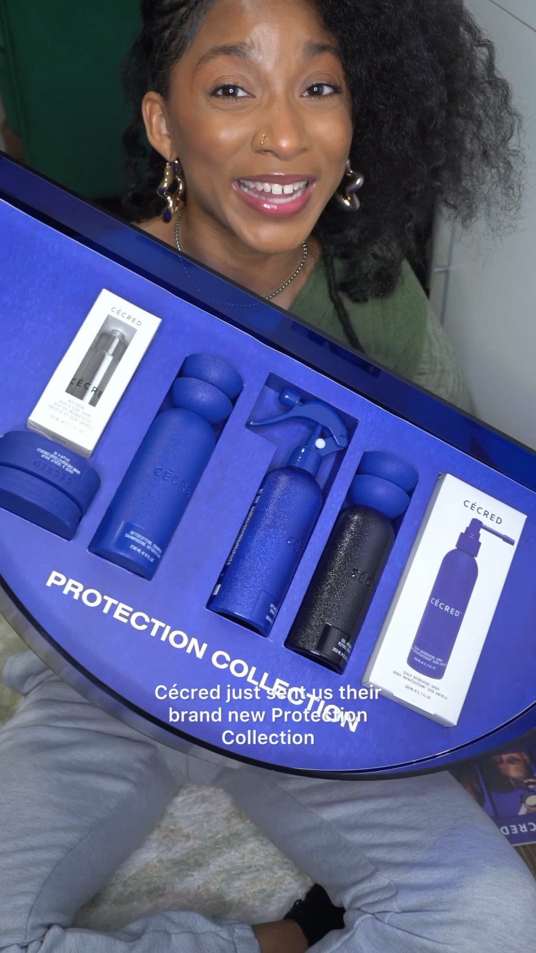 Unboxing the new Cécred Protection Collection, designed specifically for protective styles 💙
