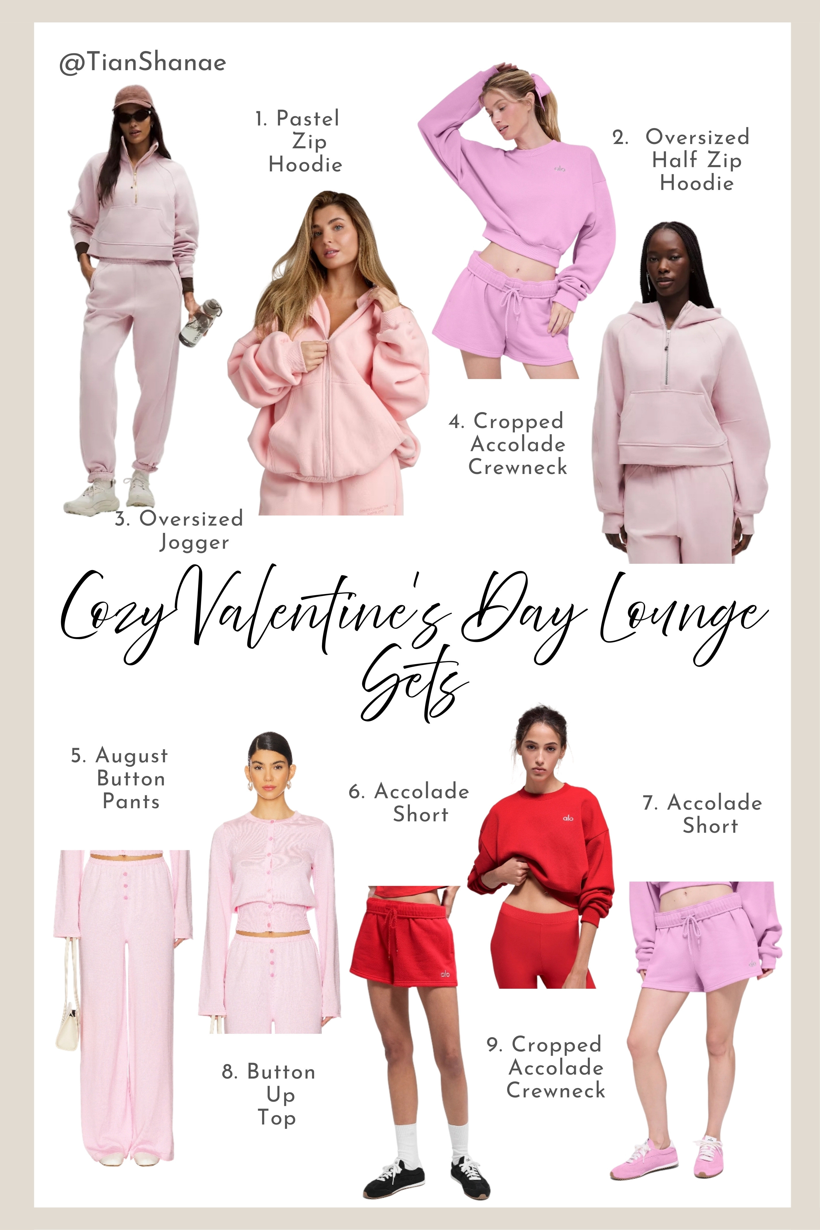 Stay comfy and cute this Valentine’s Day Perfect for lounging, relaxing, and feeling cozy all day! #ValentinesVibes #CozyStyle #LoungeLife" 

 #LTKValentine #LTKgrwm #LTKootd