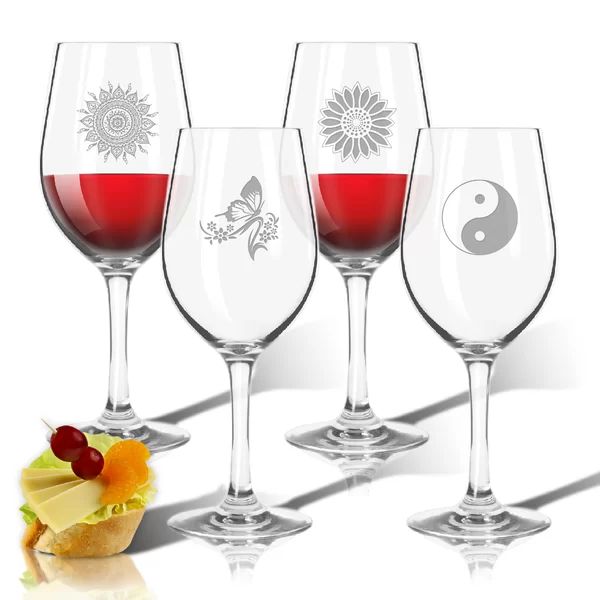 Solstice 4 Piece 12 oz. Plastic All Purpose Wine Glass Set | Wayfair North America