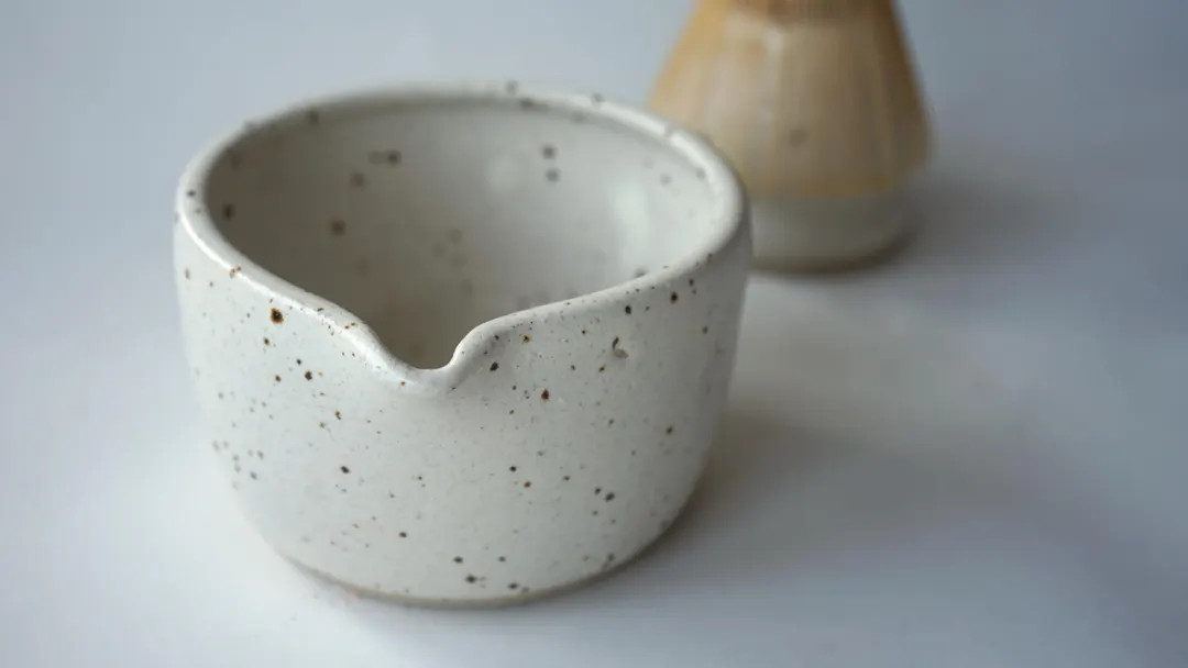 Matcha Set Bowl & Whisk Holder Speckled Glaze - Etsy | Etsy (US)