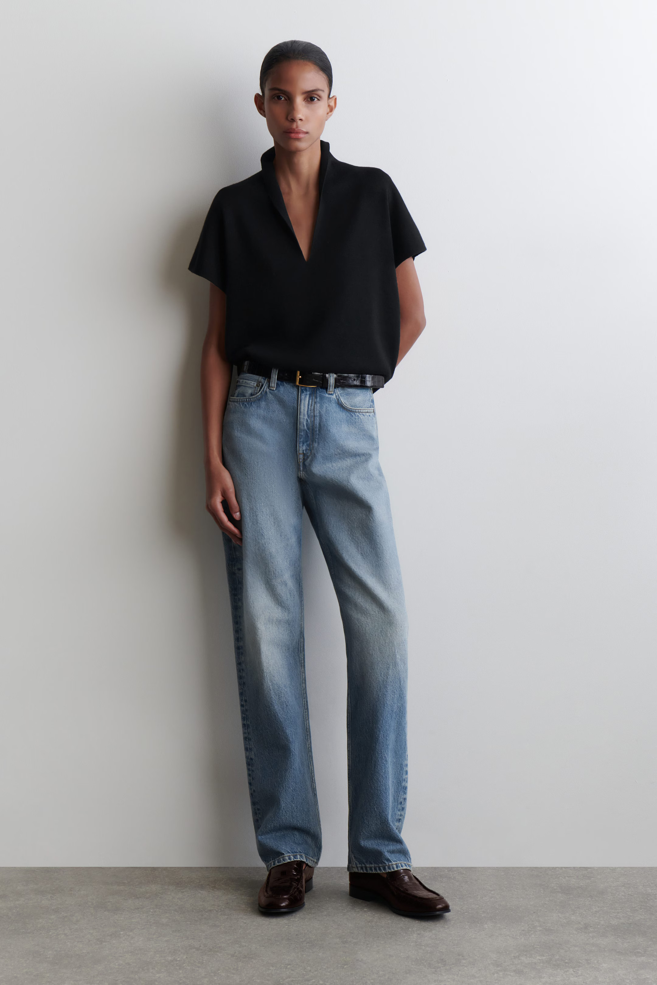 REPRISE STRAIGHT-LEG JEANS - FADED BLUE | COS | COS UK