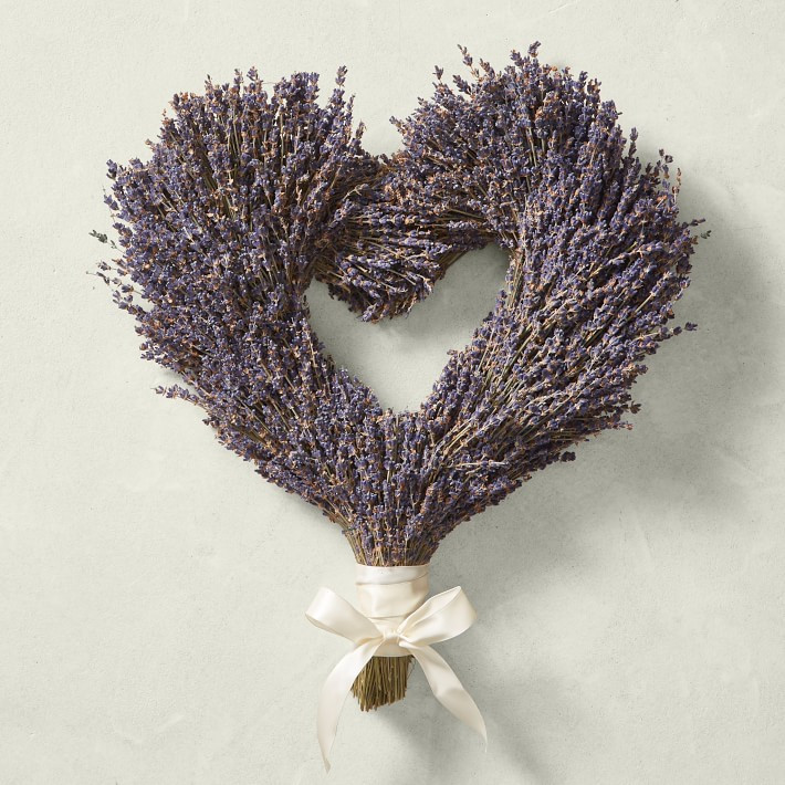 Lavender Heart Wreath | Williams-Sonoma