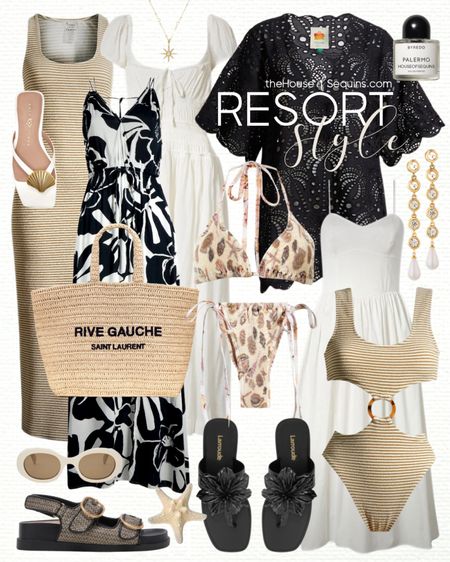 Shop these Nordstrom Vacation Outfit and Resortwear finds! Summer outfit Beach travel outfit, Farm Rio swimsuit coverup, maxi dress, midi dress, bikini, Dolce Vita Starla Platform sandals, Saint Laurent crochet tote bag, beach bag, flip flop slide sandals, Celine sunglasses and more! 

Follow my shop @thehouseofsequins on the @shop.LTK app to shop this post and get my exclusive app-only content!

#liketkit 
@shop.ltk
https://liketk.it/4EUxX

#LTKtravel #LTKover40 #LTKswim