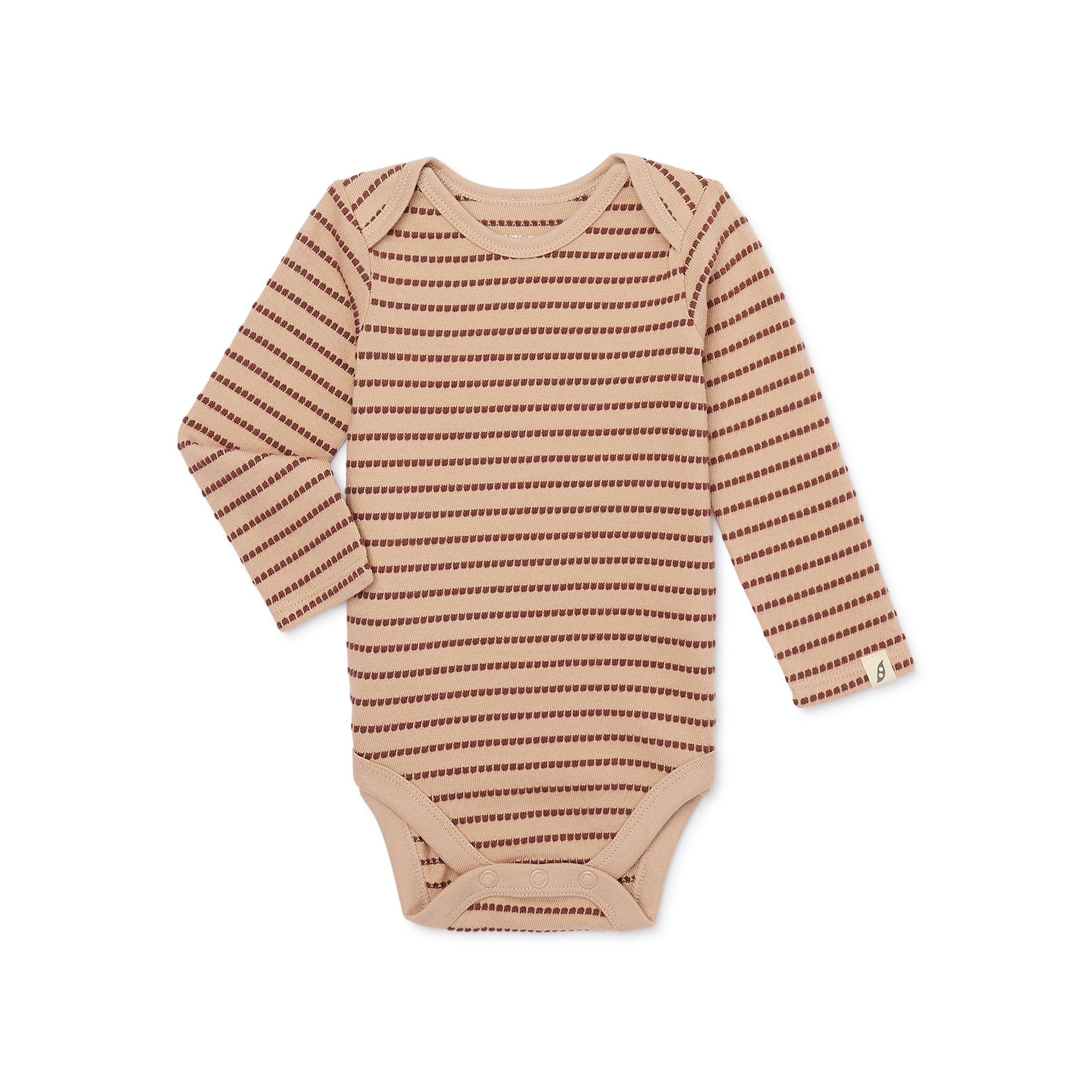 easy-peasy Baby Long Sleeve Textured Bodysuit, Sizes 0-24 Months - Walmart.com | Walmart (US)