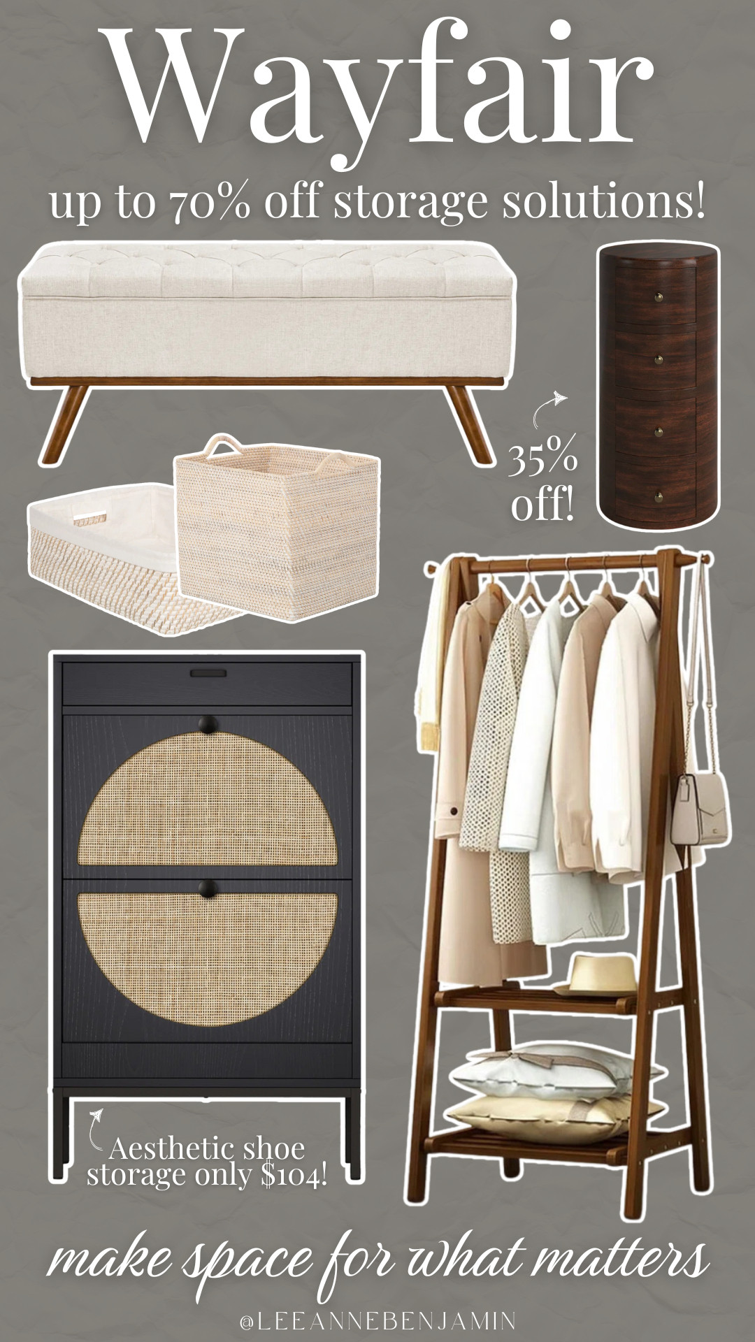 Conquer the clutter in 2026 with smart, stylish storage solutions from Wayfair ✨ From hidden shoe storage to functional furniture, these finds make staying organized easier than ever!

@wayfair, #Ad, #WayfairPartner, #NewYearNewYou, #Wayfair 

 #LTKmomlife #LTKHome #LTKSaleAlert