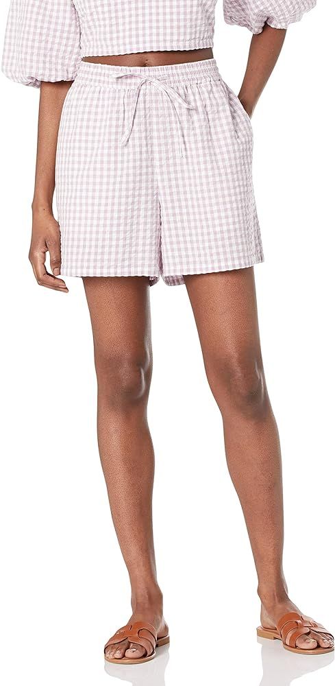 The Drop Women's Mel Drawstring Pull-On Boxer Short | Amazon (US)