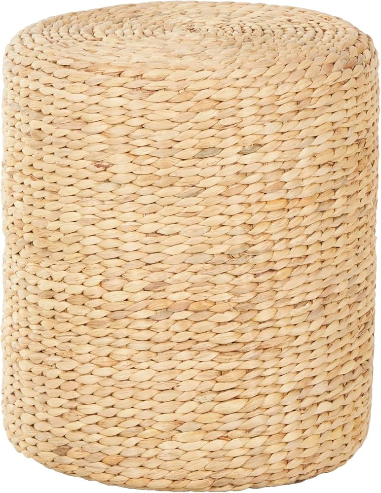 Deco 79 Seagrass Handmade Side End Accent Table Woven Drum End Table, Side Table 16" x 16" x 19",... | Amazon (US)