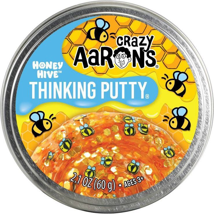 Crazy Aaron's Honey Hive - 3.5" Thinking Putty Tin | Target