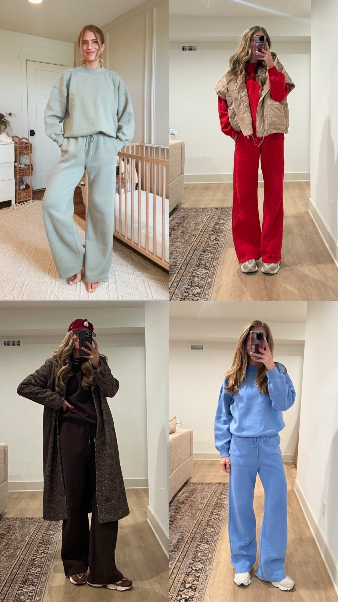 One of my most worn lounge sets (pregnant or not) Wearing a medium tall in the sweatpants and a medium in the sweatshirt

#LTKTravel #LTKdayinmylife #LTKootd