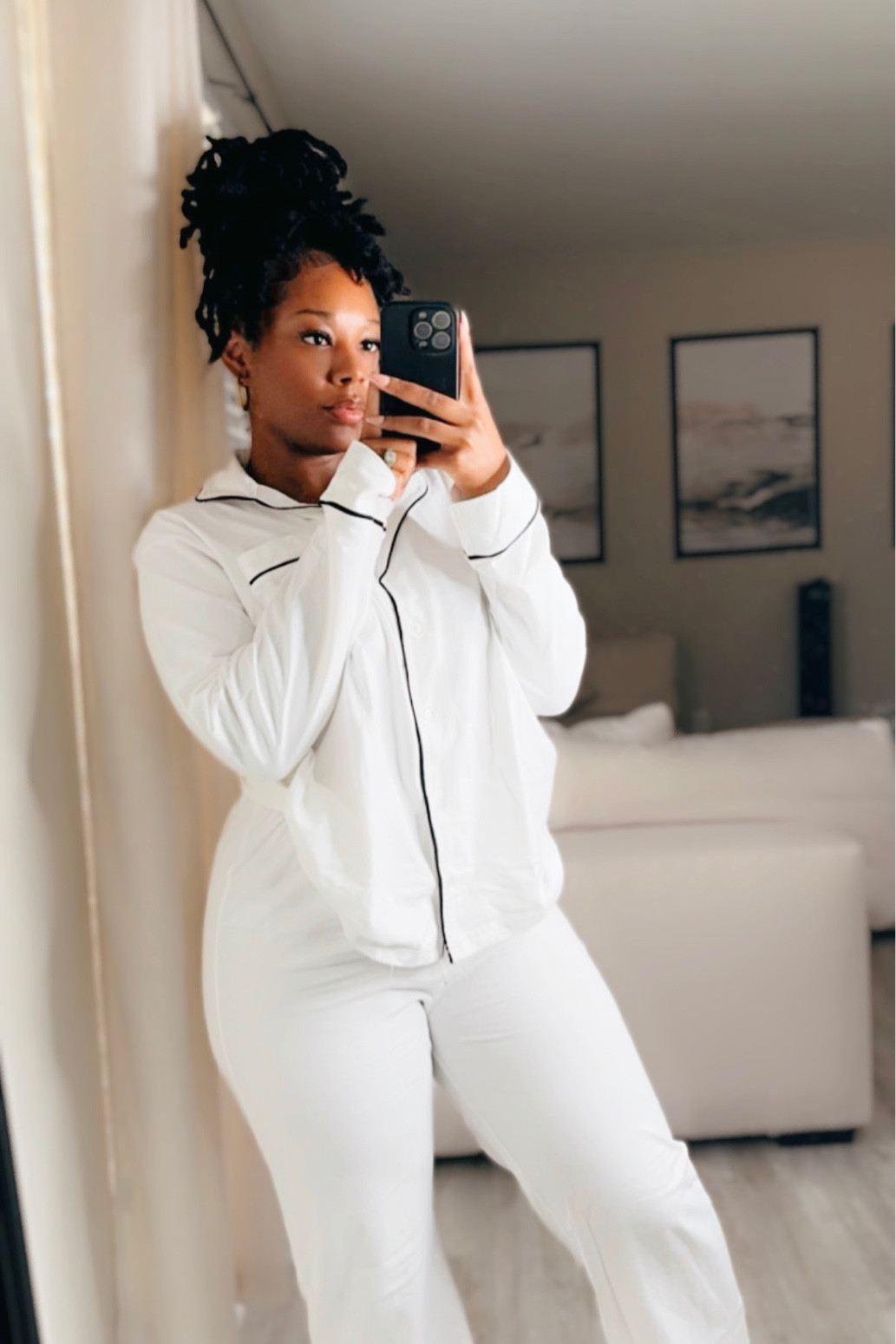 Love a good comfy pajama set.
I’m wearing a M. 

#LTKStyleTip #LTKHoliday #LTKOver40