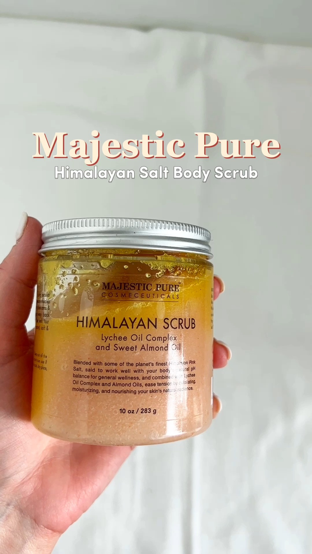 Upgrade Mom’s skincare rotation with a gift designed for maximum impact and zero clutter! 🧼 This scrub features natural exfoliation and essential oils, making it a versatile go-to for smoothing dry skin or relaxing after a long day. It’s the ideal pick for the Mom who deserves a high-quality pampering session, making her Mother’s Day self-care routine feel like a total luxury retreat! 🛁 #MothersDayGift #SelfCareSunday #BodyScrub #MajesticPure #BeautyEssentials #HomeSpa 

#LTKMothersDay #LTKmomlife #LTKselfcare