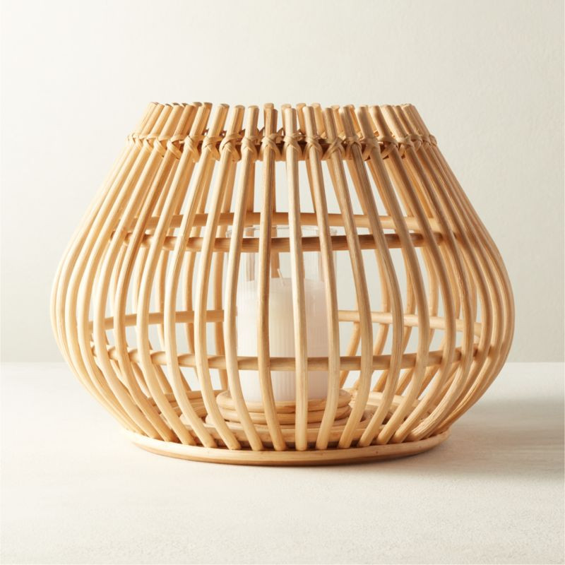 Keelah Natural Rattan Hurricane + Reviews | CB2 | CB2