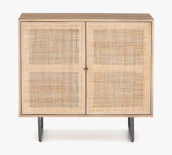 Dolores Cane 4-Drawer File Cabinet | Pottery Barn | Pottery Barn (US)