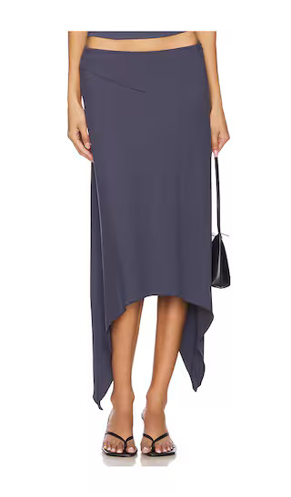 Cherie Midi Skirt in Mineral | Revolve Clothing (Global)