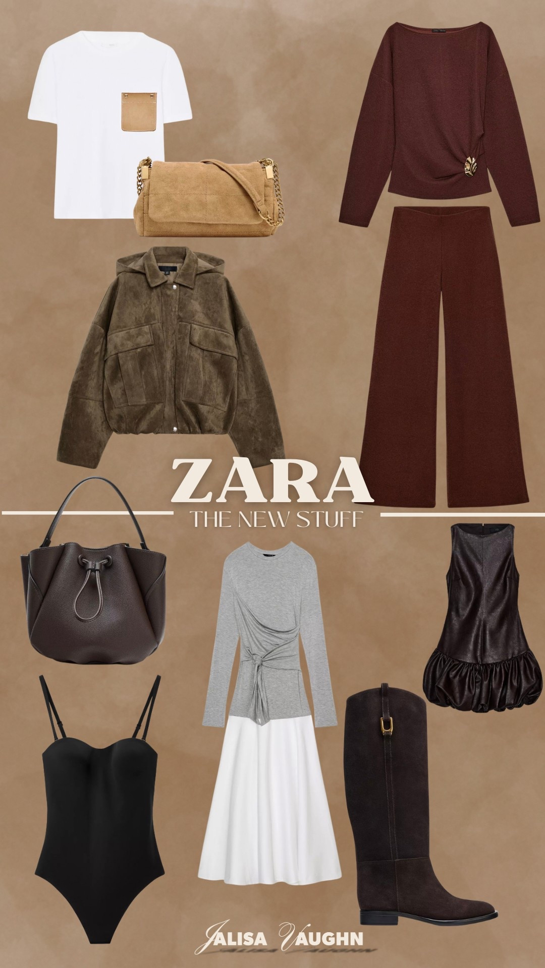 New dress, matching set, handbag, shoe and outerwear arrivals from Zara! 

#LTKootd #LTKFindsUnder100