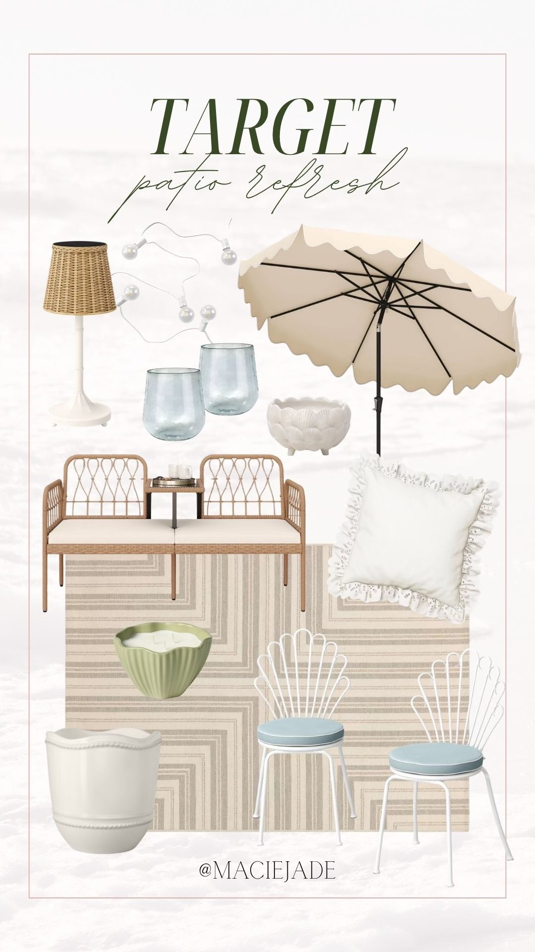 Target finds for a patio refresh! 🌸 such a good time for a seasonal upgrade ☀️ 

Target home, target find, target patio finds, target patio decor, target outdoor finds, patio upgrade, spring home finds

#LTKSeasonal #LTKHome