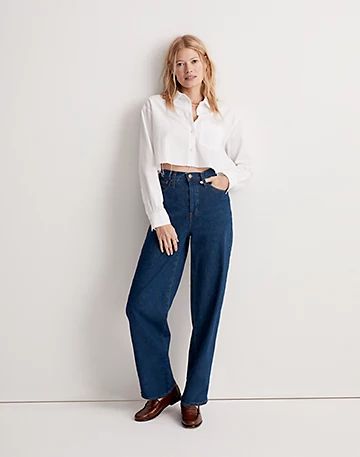 The Petite Perfect Vintage Wide-Leg Jean in Fairdale Wash | Madewell
