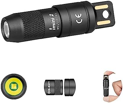 OLIGHT IMINI 2 EDC Rechargeable Keychain Flashlight, 50 Lumens Compact and Portable Mini LED Keyr... | Amazon (US)