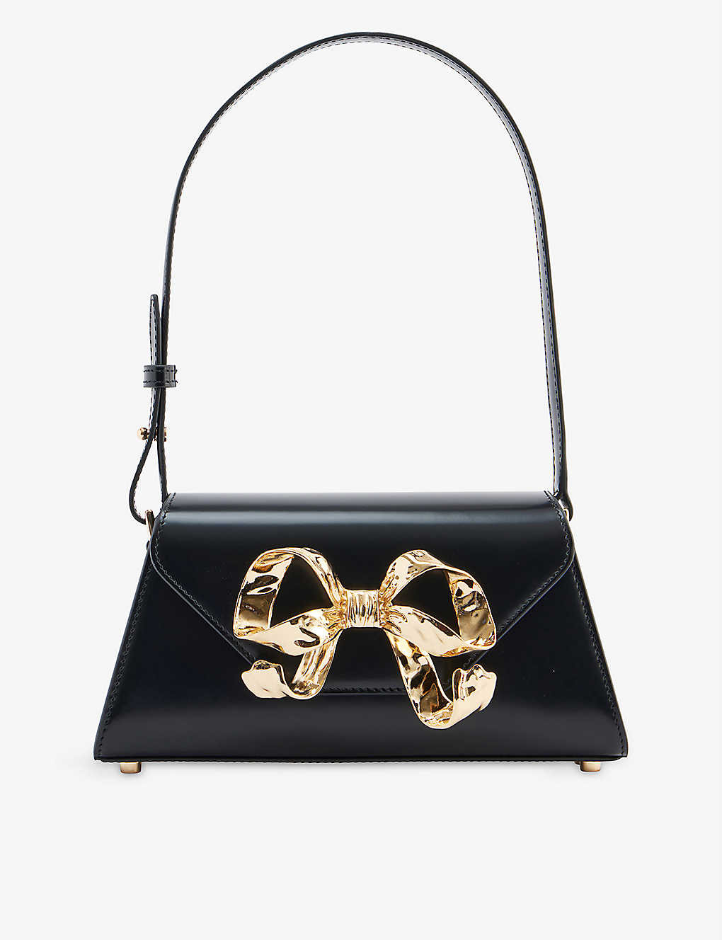 Bow mini leather shoulder bag | Selfridges