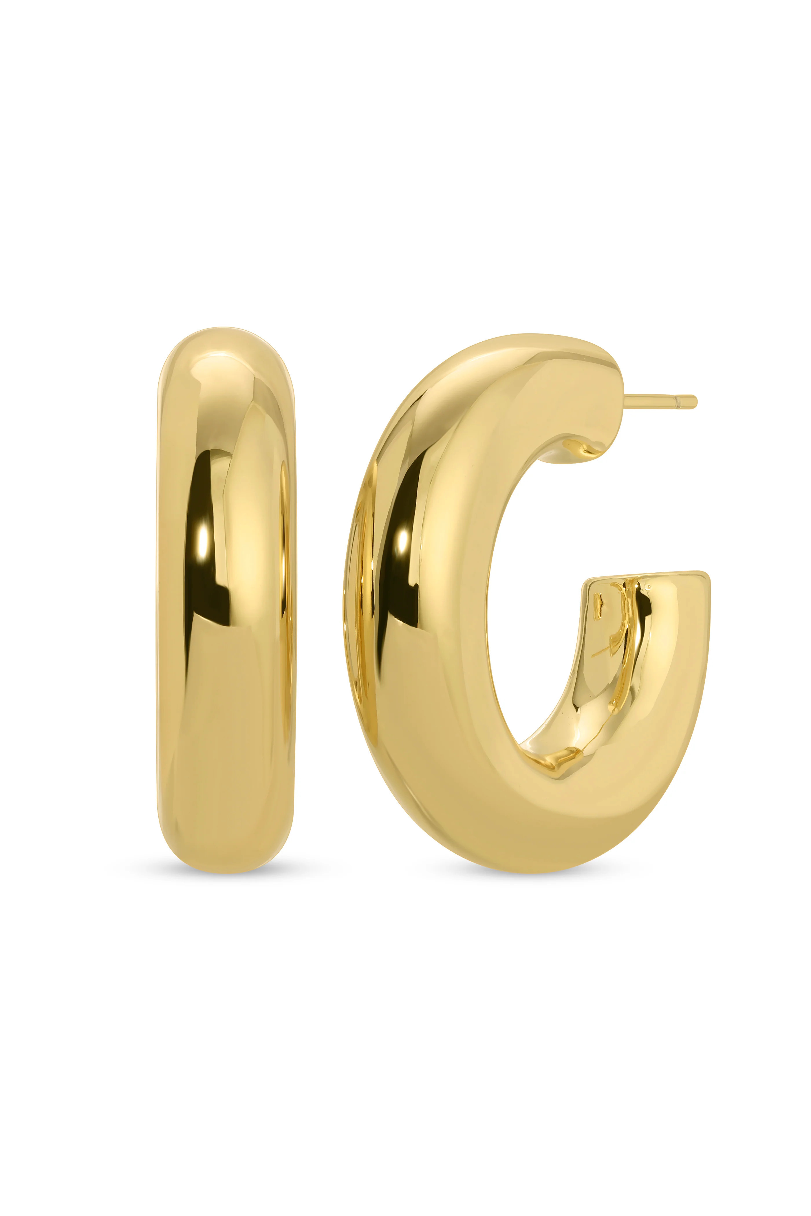 Small Sloane Hoops | Lili Claspe