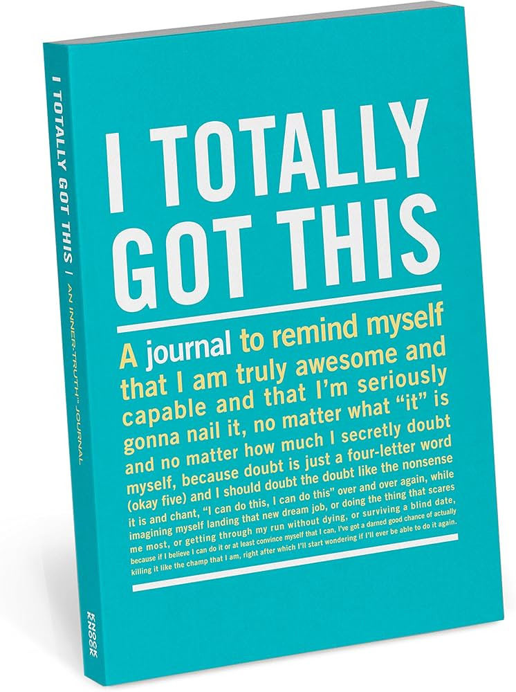 Knock Knock I Totally Got This Mini Inner-Truth Journal (Small, 4 x 5.75-inches) | Amazon (US)