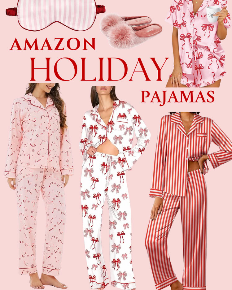 Amazon Holiday Pajamas for Cozy Christmas Nights

Festive, comfy, and perfect for the holiday season. These Amazon holiday pajamas are ideal for Christmas morning, cozy nights by the tree, and festive lounging all winter long. From classic red stripes to cute bow and candy cane prints, these pajama sets make great gifts for her or matching family moments. Soft fabrics, relaxed fits, and cheerful holiday designs make these a must-have for the season.

#holidaypajamas #christmaspajamas #amazonfinds #holidaystyle #cozynights #christmasmorning #festiveloungewear #giftideas #winterloungewear #amazonfashion  

 

#LTKHoliday #LTKSeasonal #LTKOver40