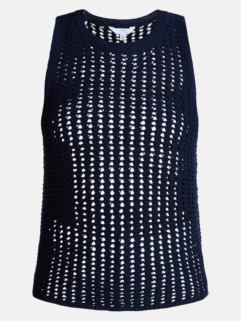 Time and Tru Woman's Sweater Tank, Sizes XS-XXXL | Walmart (US)