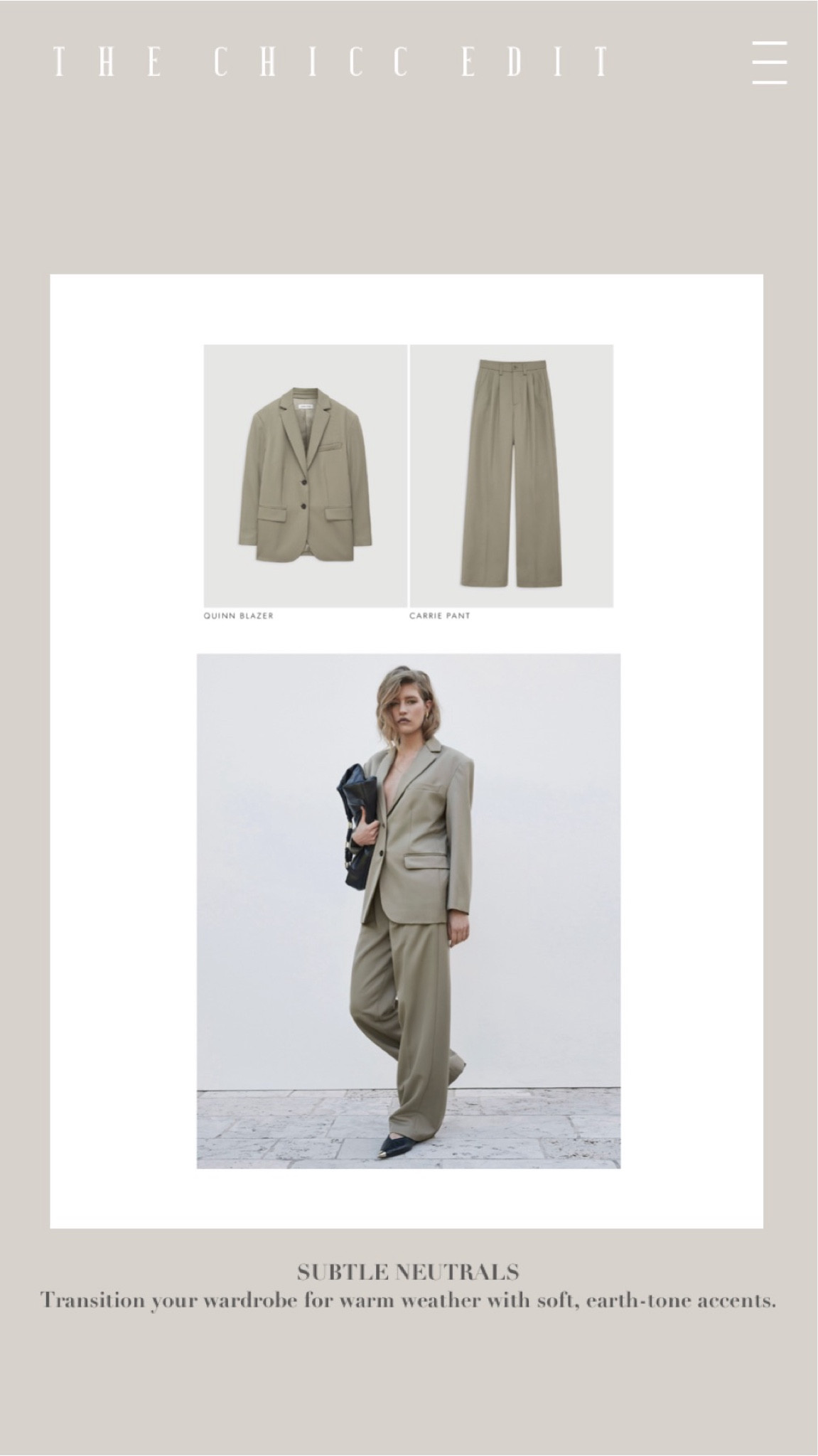 Hiii, lovely! Follow my shop @TheChiccEdit to shop this post, and get my exclusive app-only content! So glad you're here!

Ltkfind, Itkmidsize, Itkover40, Itkunder50, Itkunder100, chic, aesthetic, trending, stylish, minimalist style, affordable, home, decor, spring fashion, ootd, spring style, spring home, spring outfit, interior design, beauty, budget, Memorial Day, summer outfit, summer style, summer fashion, Mother's Day #aninebing #pants #blazer #boots #bag 

#LTKitbag #LTKshoecrush #LTKworkwear