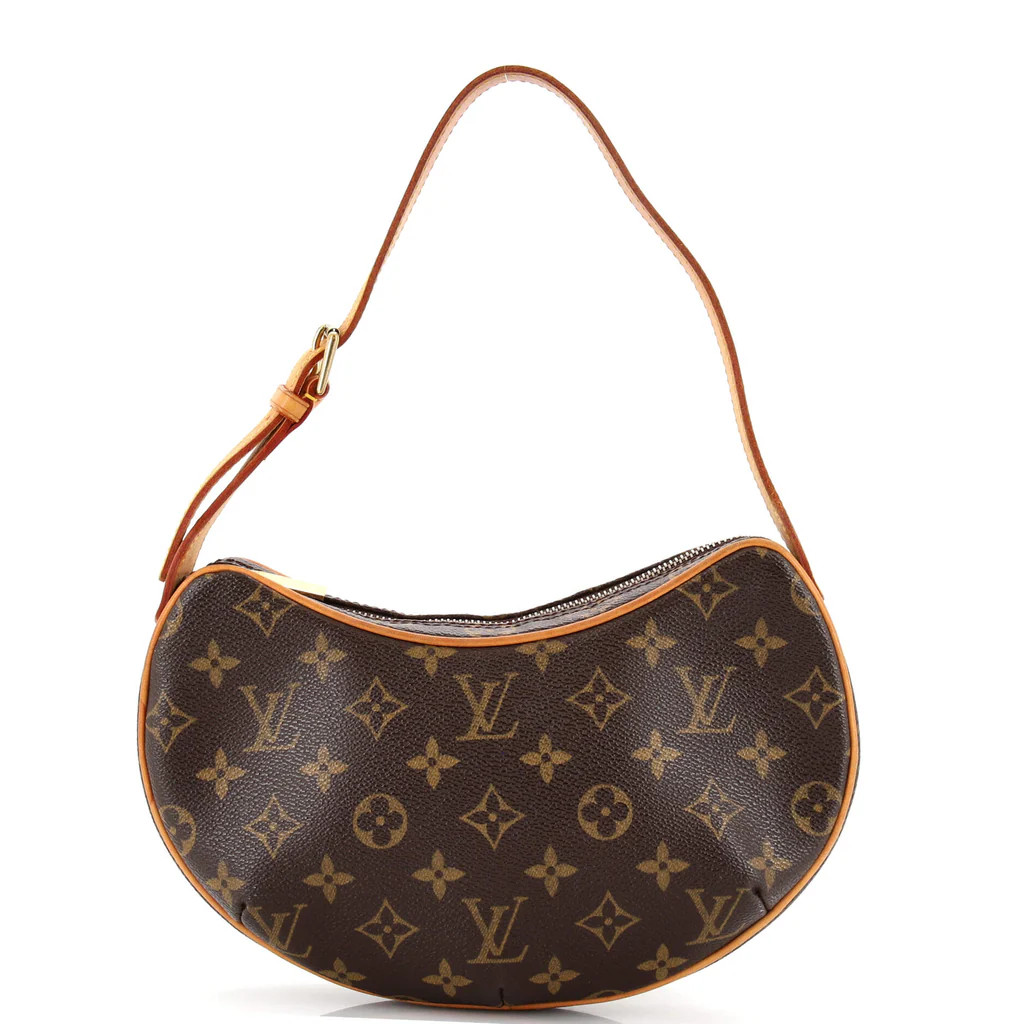 Croissant Handbag Monogram Canvas PM | Rebag