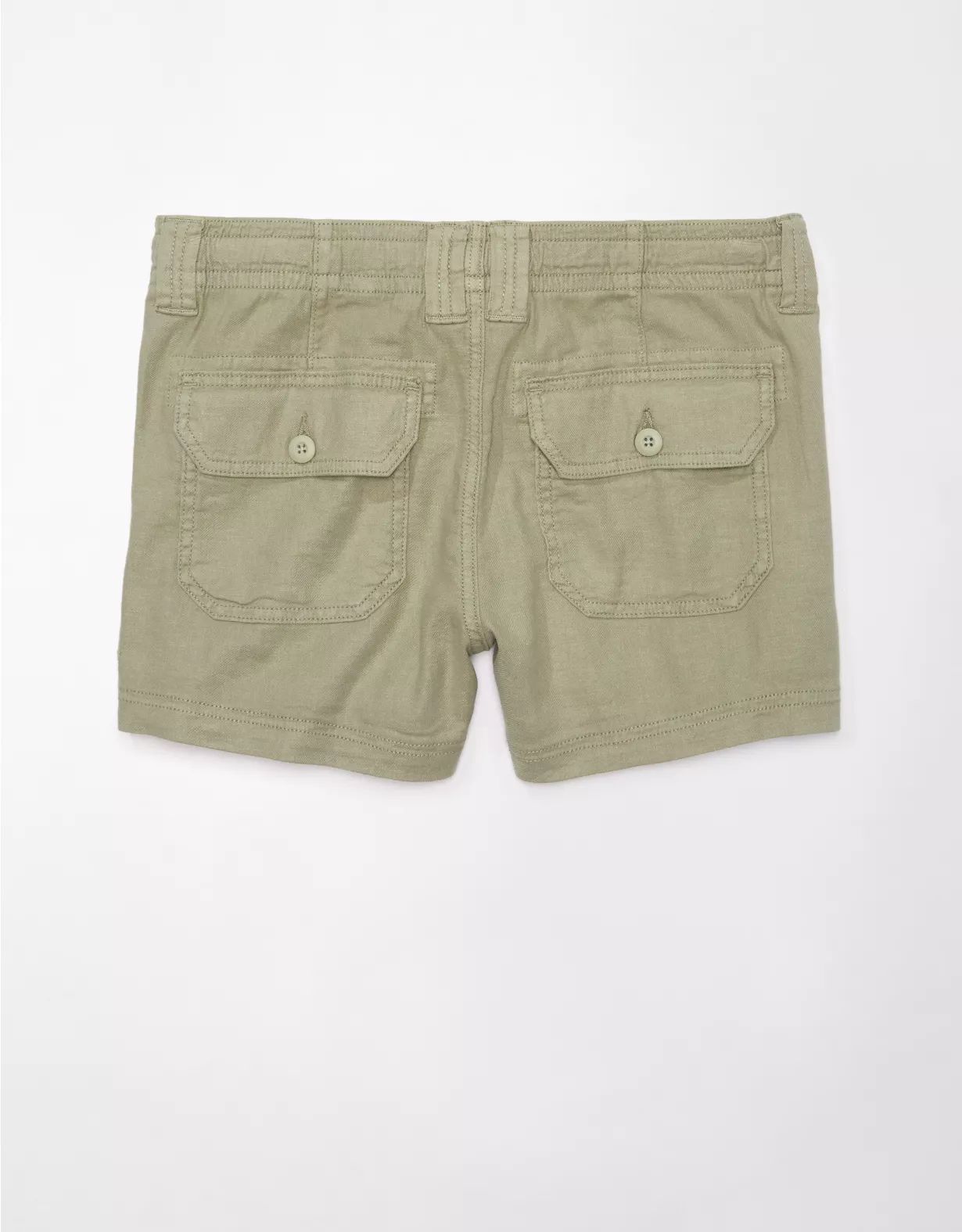 AE Dreamy Drape Linen-Blend Cargo Short | American Eagle Outfitters (US & CA)