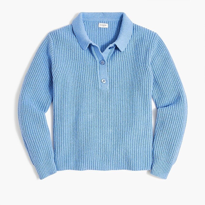 Button-front pullover polo | J.Crew Factory